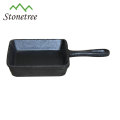 square Pre-seasoned Cast Iron Skillet Cookware fry pan